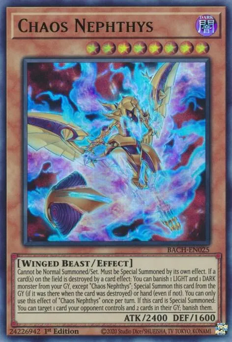 Chaos Nephthys — Battle of Chaos (BACH) — Yu-Gi-Oh!