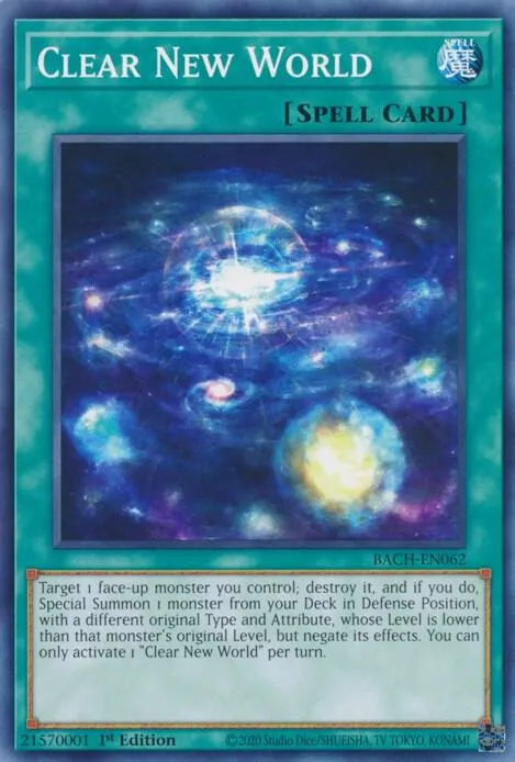 Clear New World — Battle of Chaos (BACH) — Yu-Gi-Oh!
