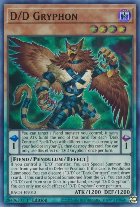 D/D Gryphon — Battle of Chaos (BACH) — Yu-Gi-Oh!