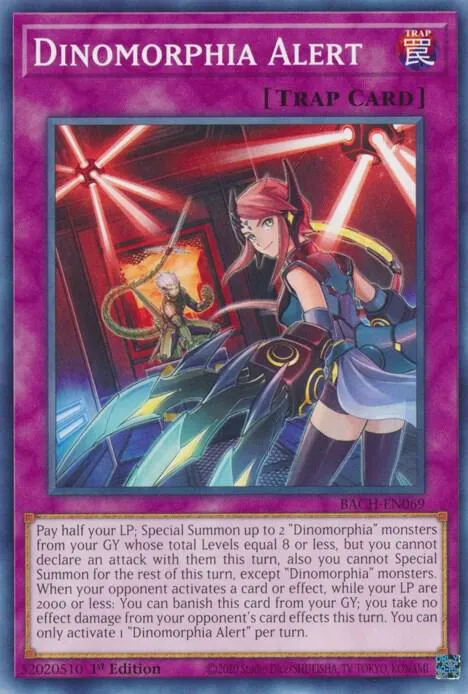 Dinomorphia Alert — Battle of Chaos (BACH) — Yu-Gi-Oh!