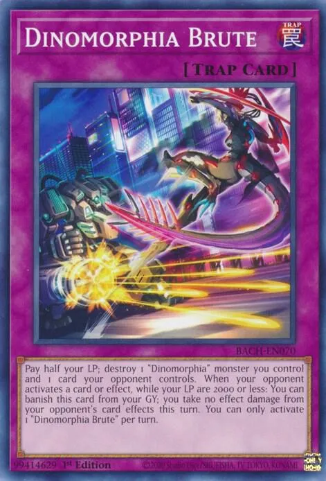 Dinomorphia Brute — Battle of Chaos (BACH) — Yu-Gi-Oh!