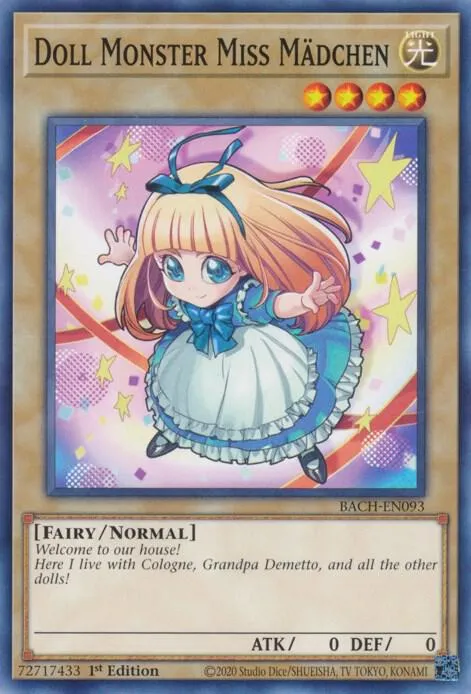 Doll Monster Miss Mädchen — Battle of Chaos (BACH) — Yu-Gi-Oh!
