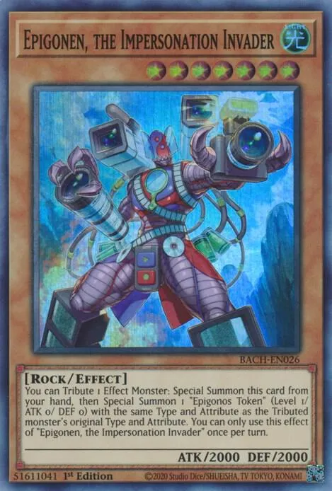 Epigonen, the Impersonation Invader — Battle of Chaos (BACH) — Yu-Gi-Oh!