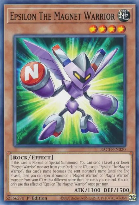 Epsilon The Magnet Warrior — Battle of Chaos (BACH) — Yu-Gi-Oh!