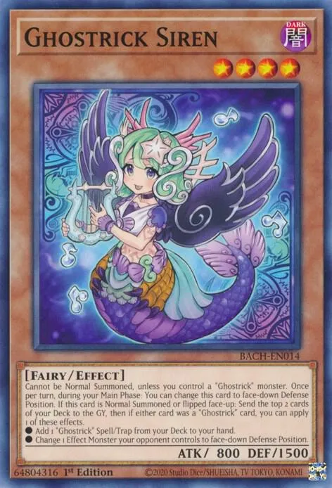 Ghostrick Siren — Battle of Chaos (BACH) — Yu-Gi-Oh!
