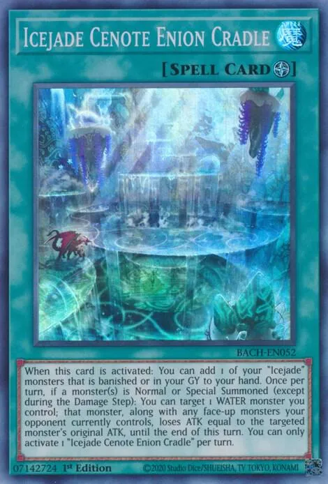 Icejade Cenote Enion Cradle — Battle of Chaos (BACH) — Yu-Gi-Oh!