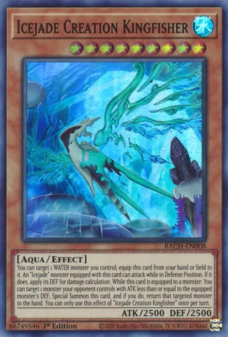 Icejade Creation Kingfisher — Battle of Chaos (BACH) — Yu-Gi-Oh!