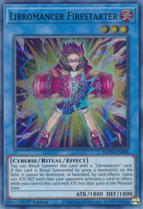 Libromancer Firestarter — Battle of Chaos (BACH) — Yu-Gi-Oh!