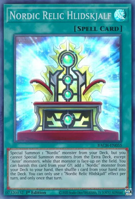 Nordic Relic Hlidskjalf — Battle of Chaos (BACH) — Yu-Gi-Oh!