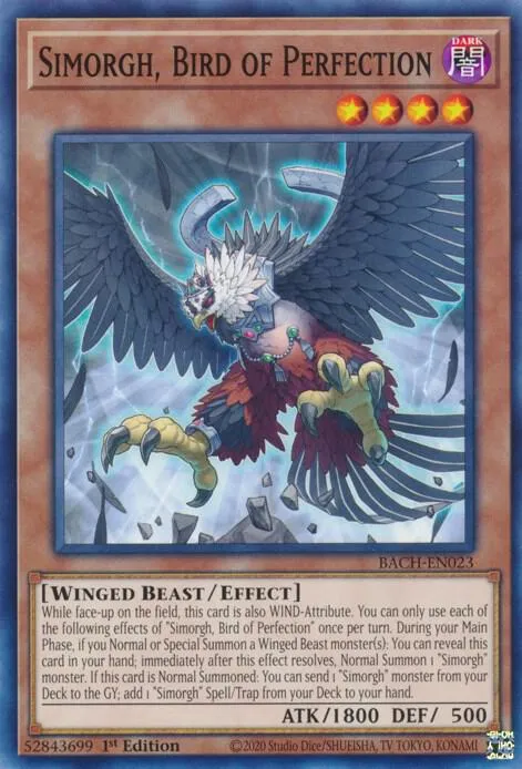 Simorgh, Bird of Perfection — Battle of Chaos (BACH) — Yu-Gi-Oh!