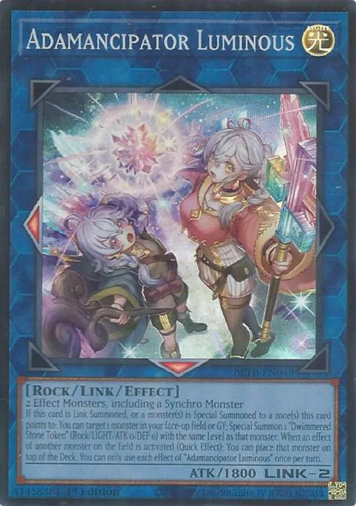 Adamancipator Luminous — Beyond the Brave — Yu-Gi-Oh!