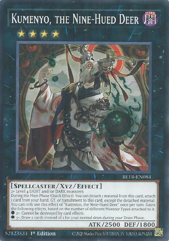 Kumenyo, le Cerf aux Neuf Teintes — Beyond the Brave — Yu-Gi-Oh!