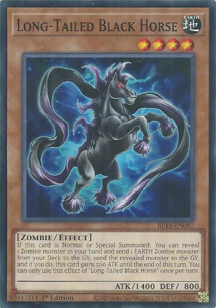 Cheval Noir à Longue Queue — Beyond the Brave — Yu-Gi-Oh!