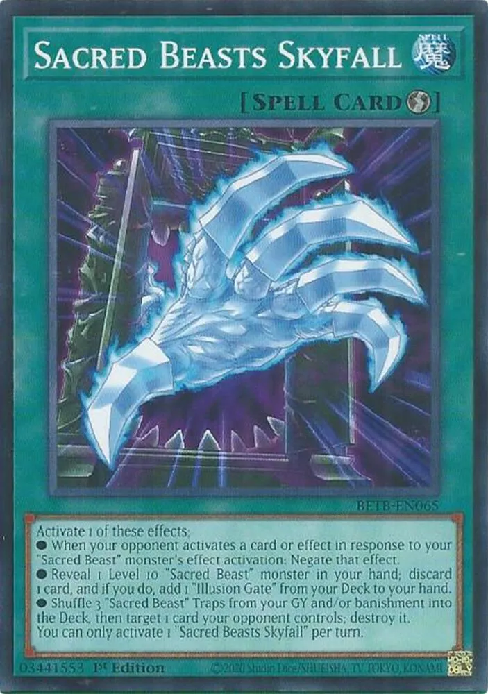 Sacred Beasts Skyfall — Beyond the Brave — Yu-Gi-Oh!