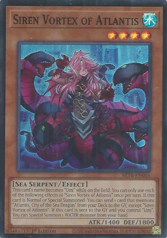 Siren Vortex of Atlantis — Beyond the Brave — Yu-Gi-Oh!