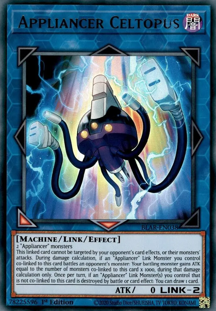 Appliancer Celtopus — Battles of Legend: Armageddon — Yu-Gi-Oh!