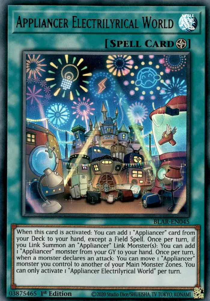Appliancer Electrilyrical World — Battles of Legend: Armageddon — Yu-Gi-Oh!