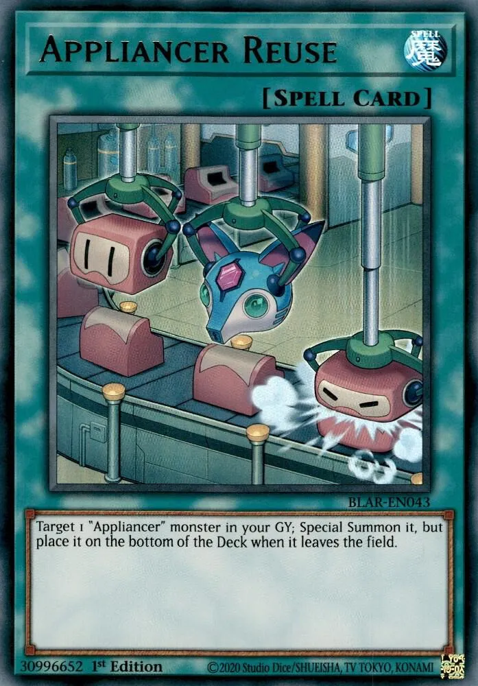 Appliancer Reuse — Battles of Legend: Armageddon — Yu-Gi-Oh!