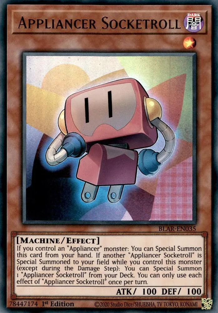 Appliancer Socketroll — Battles of Legend: Armageddon — Yu-Gi-Oh!