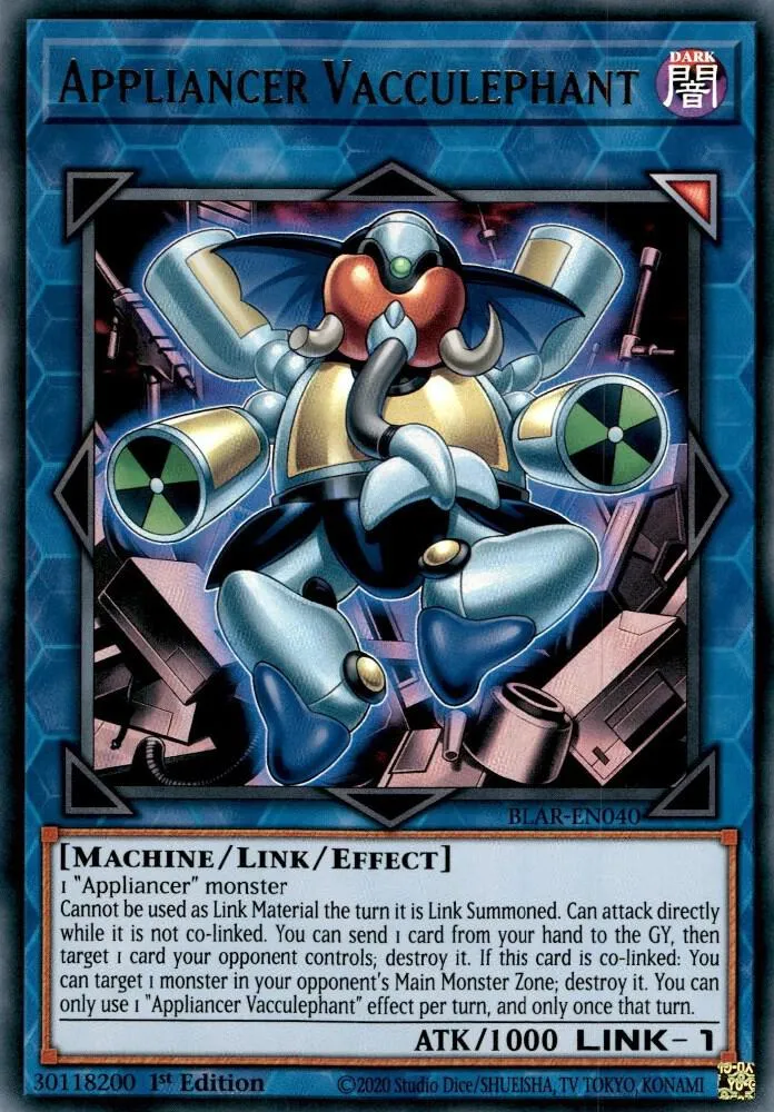 Appliancer Vacculephant — Battles of Legend: Armageddon — Yu-Gi-Oh!