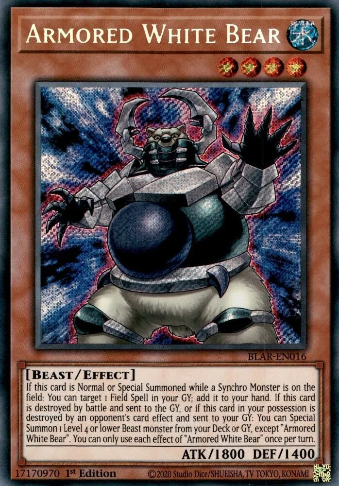 Armored White Bear — Battles of Legend: Armageddon — Yu-Gi-Oh!