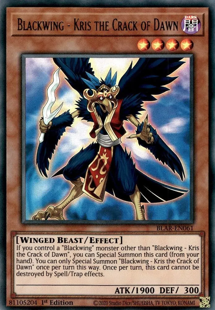 Blackwing - Kris the Crack of Dawn — Battles of Legend: Armageddon — Yu-Gi-Oh!
