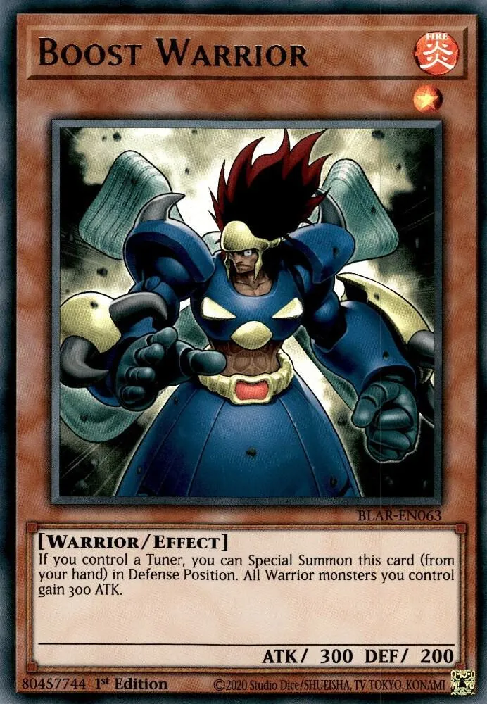 Boost Warrior — Battles of Legend: Armageddon — Yu-Gi-Oh!