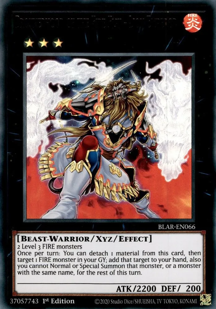 Confrérie du Poing de Feu - Empereur Lion from Battles of Legend: Armageddon - Yu-Gi-Oh!