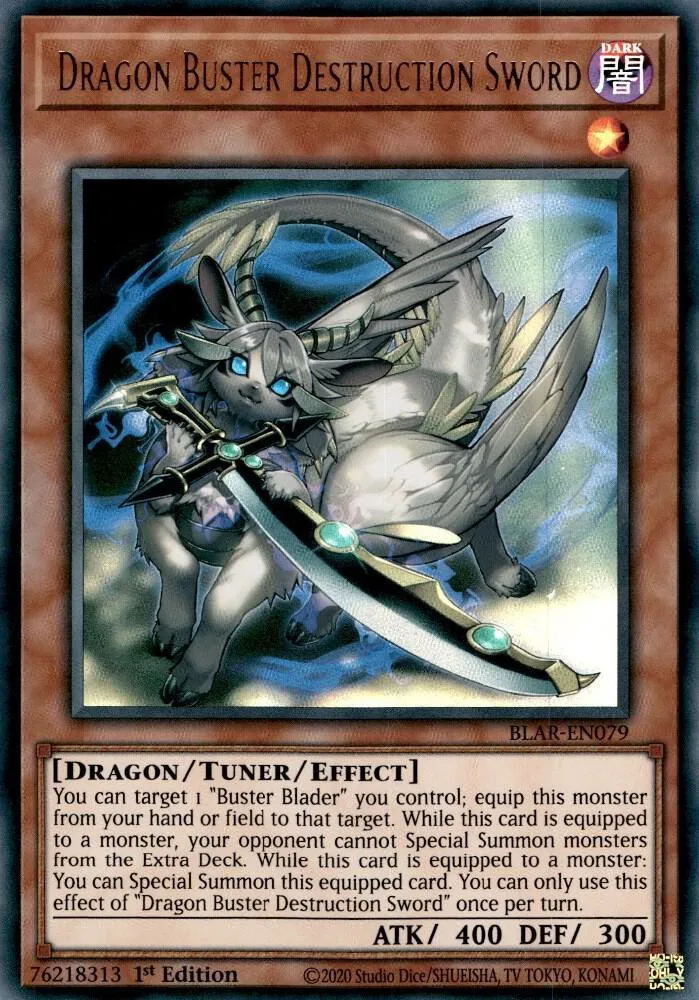 Dragon Buster Destruction Sword — Battles of Legend: Armageddon — Yu-Gi-Oh!