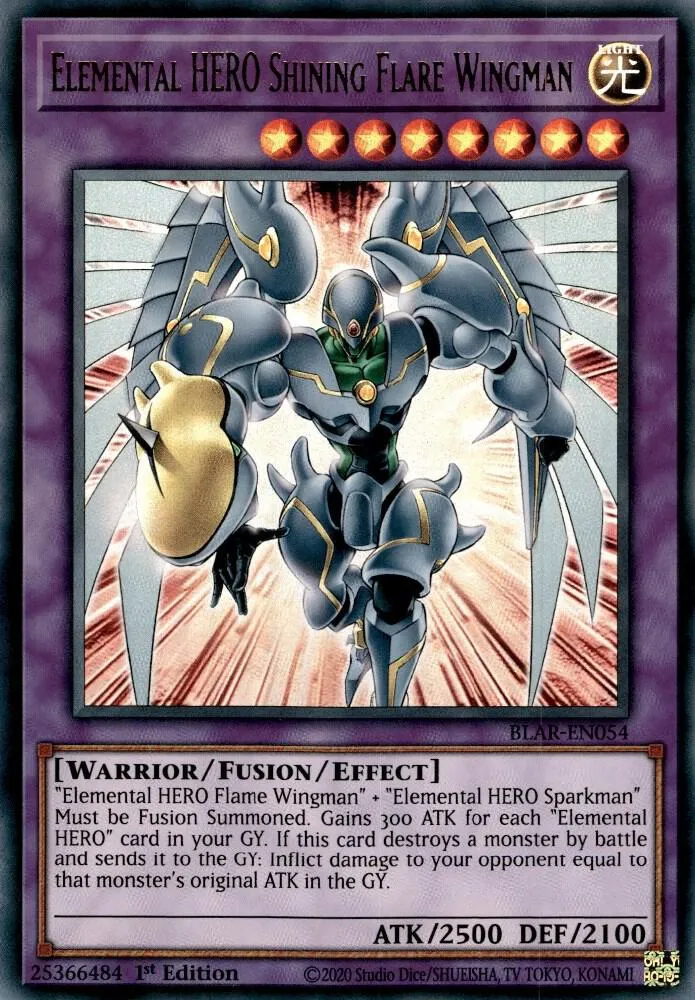 Elemental HERO Shining Flare Wingman — Battles of Legend: Armageddon — Yu-Gi-Oh!