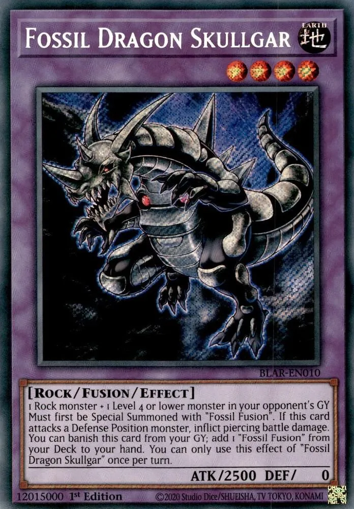 Fossil Dragon Skullgar — Battles of Legend: Armageddon — Yu-Gi-Oh!
