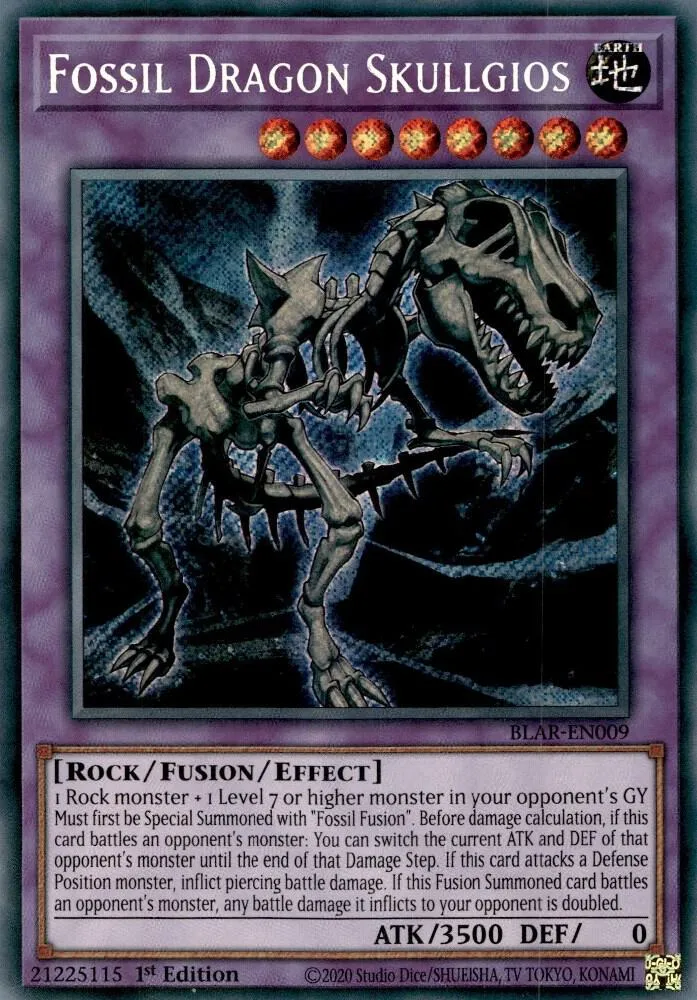 Fossil Dragon Skullgios — Battles of Legend: Armageddon — Yu-Gi-Oh!