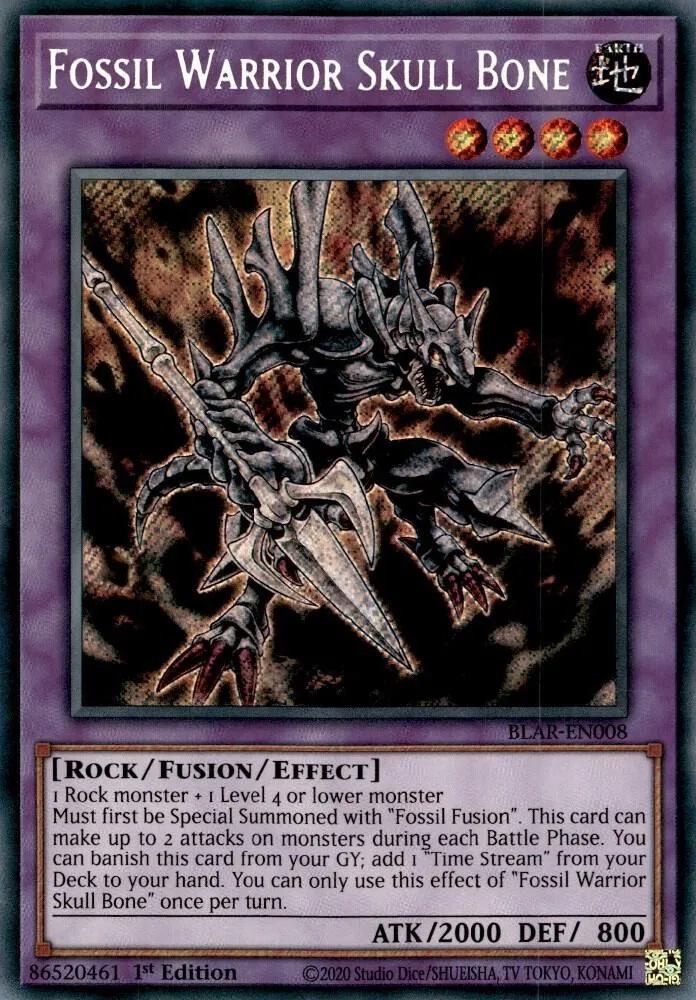 Fossil Warrior Skull Bone — Battles of Legend: Armageddon — Yu-Gi-Oh!