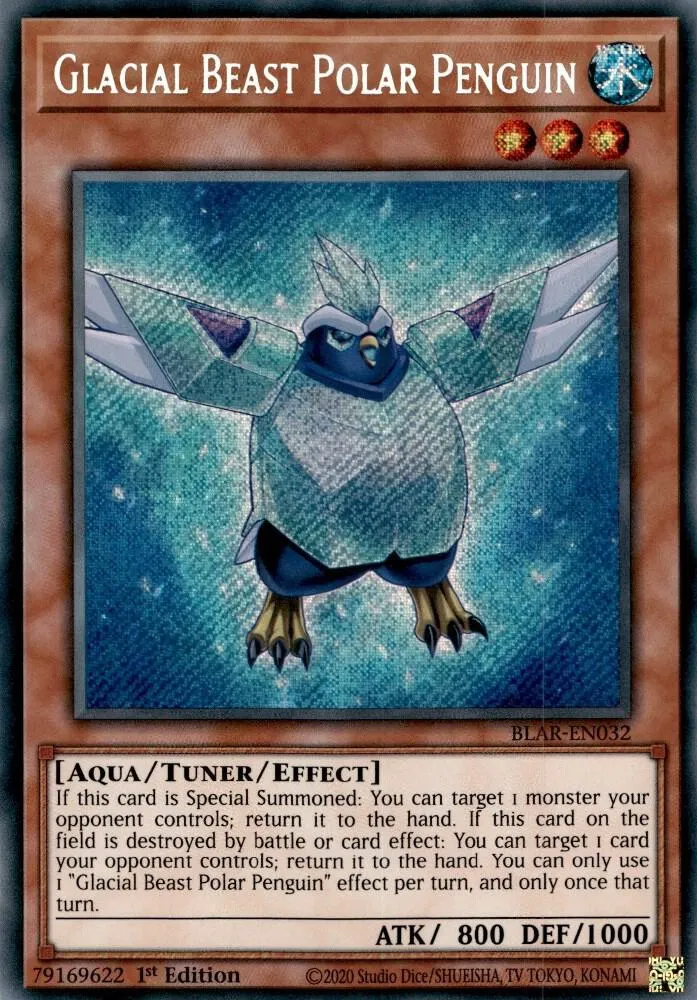 Glacial Beast Polar Penguin — Battles of Legend: Armageddon — Yu-Gi-Oh!