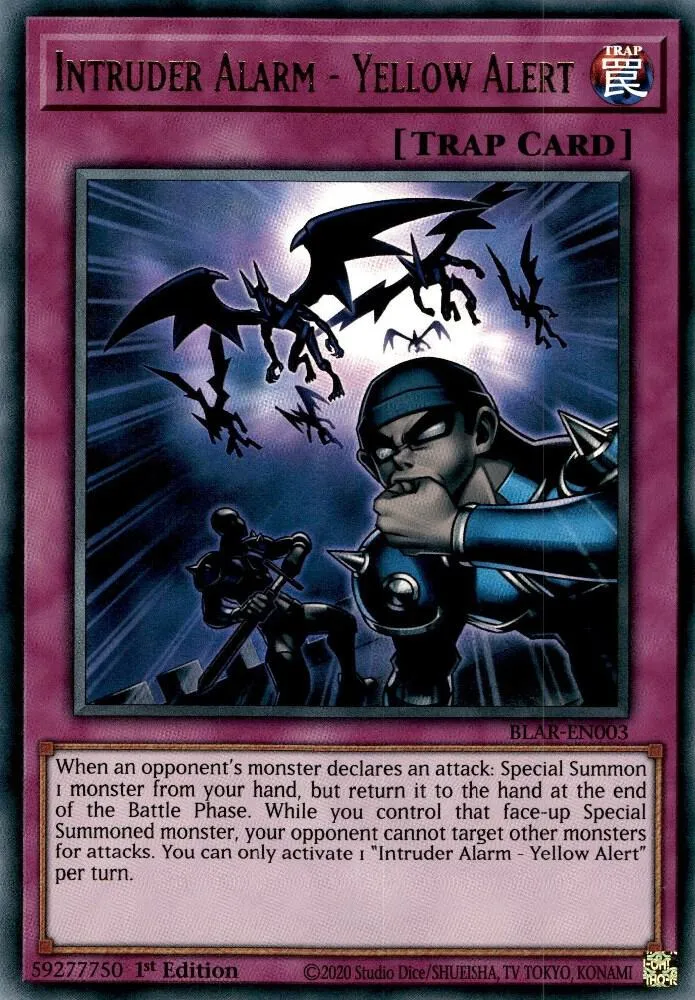 Intruder Alarm - Yellow Alert — Battles of Legend: Armageddon — Yu-Gi-Oh!