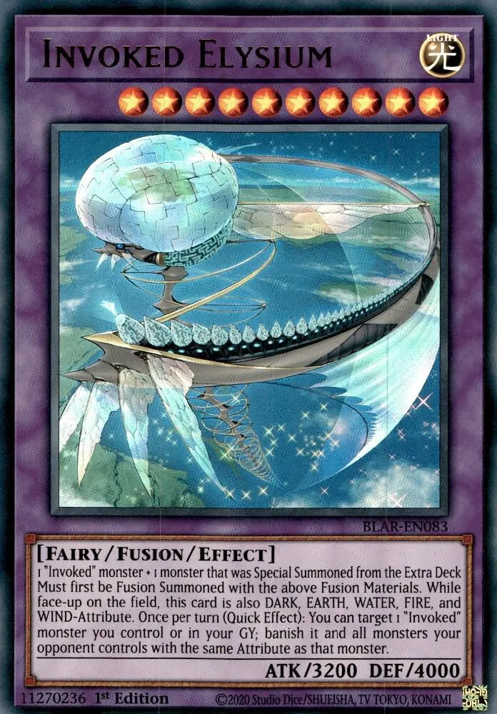 Invoked Elysium — Battles of Legend: Armageddon — Yu-Gi-Oh!