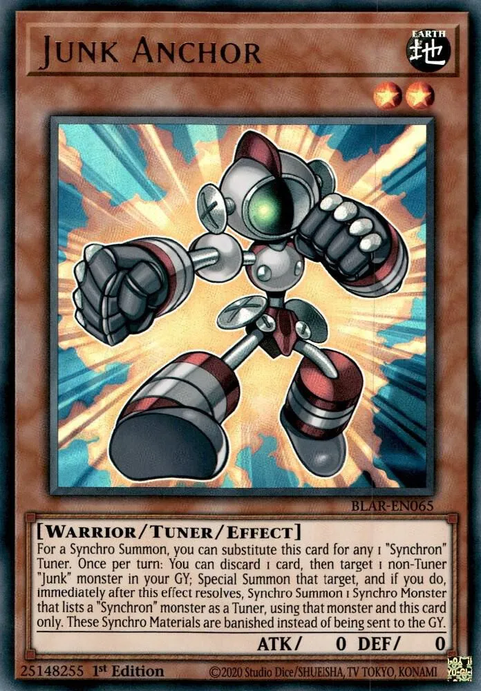 Junk Anchor — Battles of Legend: Armageddon — Yu-Gi-Oh!