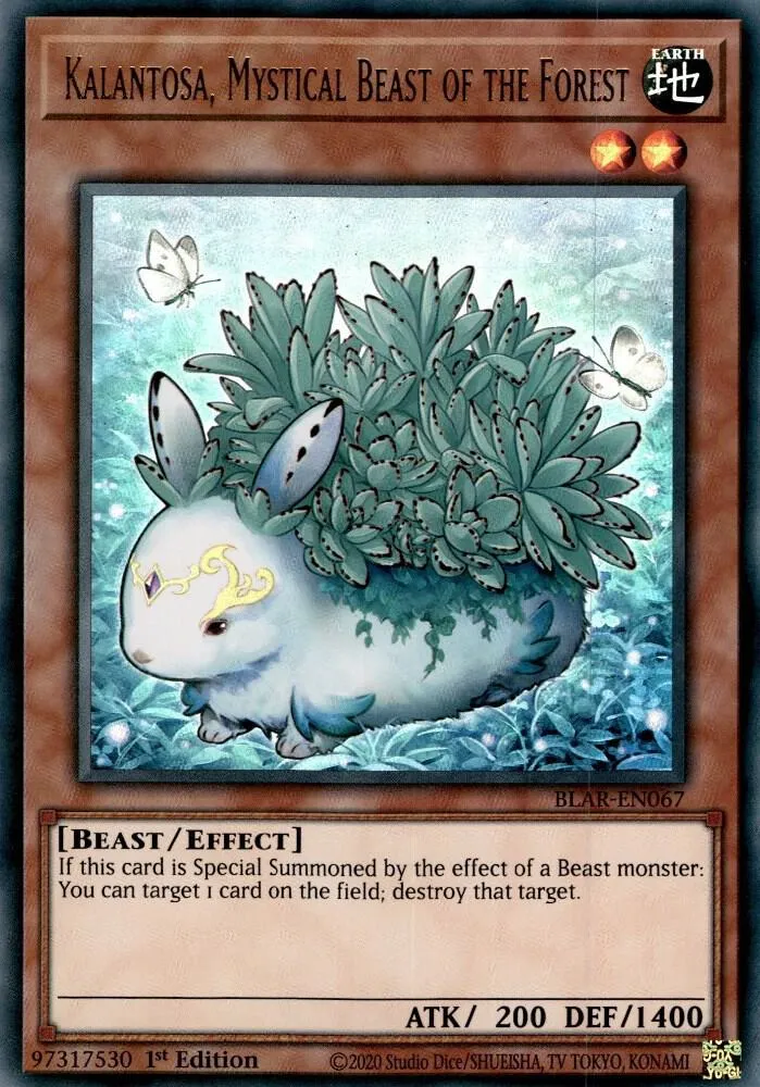 Kalantosa, Mystical Beast of the Forest — Battles of Legend: Armageddon — Yu-Gi-Oh!