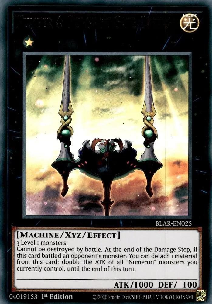 Number 4: Numeron Gate Catvari — Battles of Legend: Armageddon — Yu-Gi-Oh!