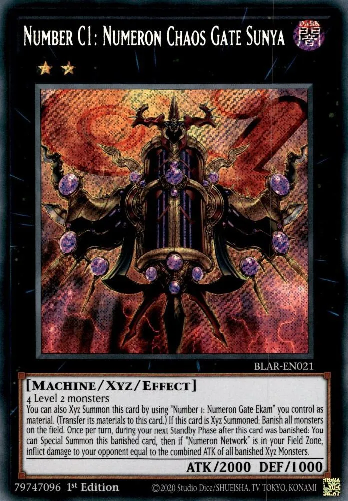 Number C1: Numeron Chaos Gate Sunya — Battles of Legend: Armageddon — Yu-Gi-Oh!