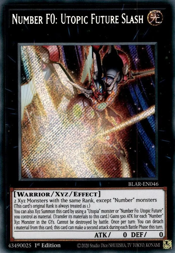 Number F0: Utopic Future Slash — Battles of Legend: Armageddon — Yu-Gi-Oh!