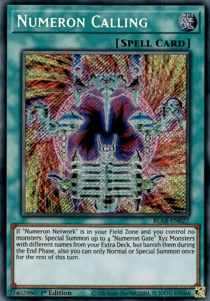 Numeron Calling — Battles of Legend: Armageddon — Yu-Gi-Oh!