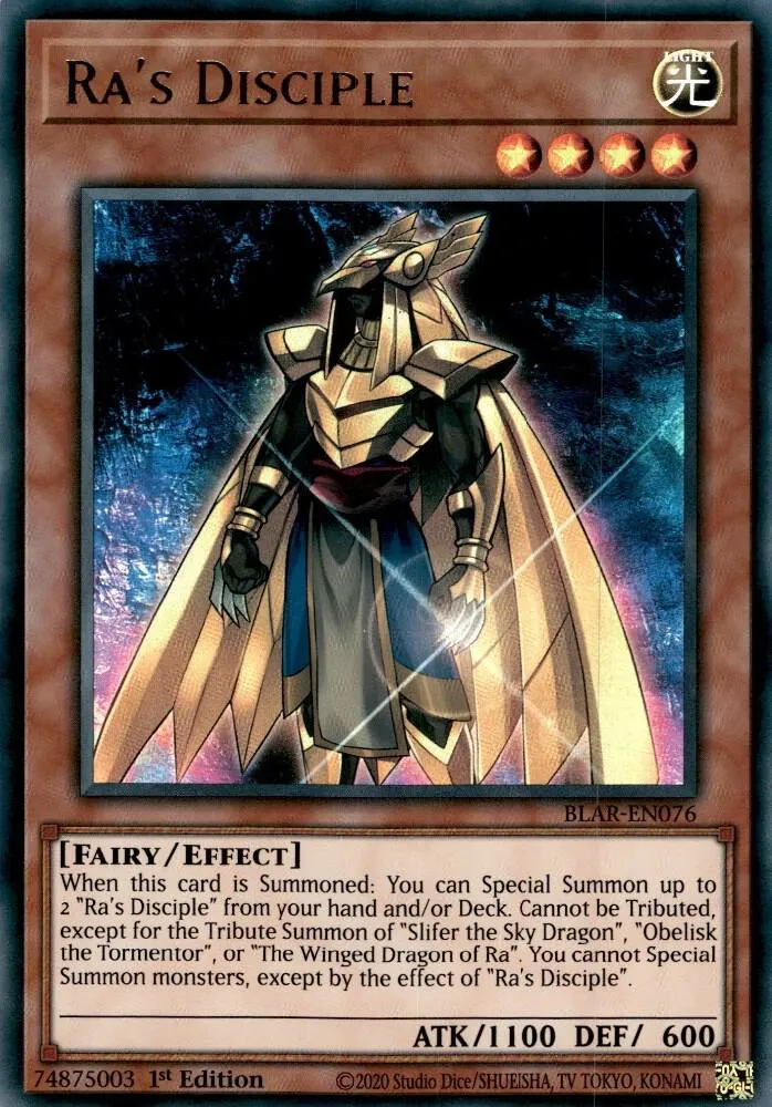 Ra's Disciple — Battles of Legend: Armageddon — Yu-Gi-Oh!