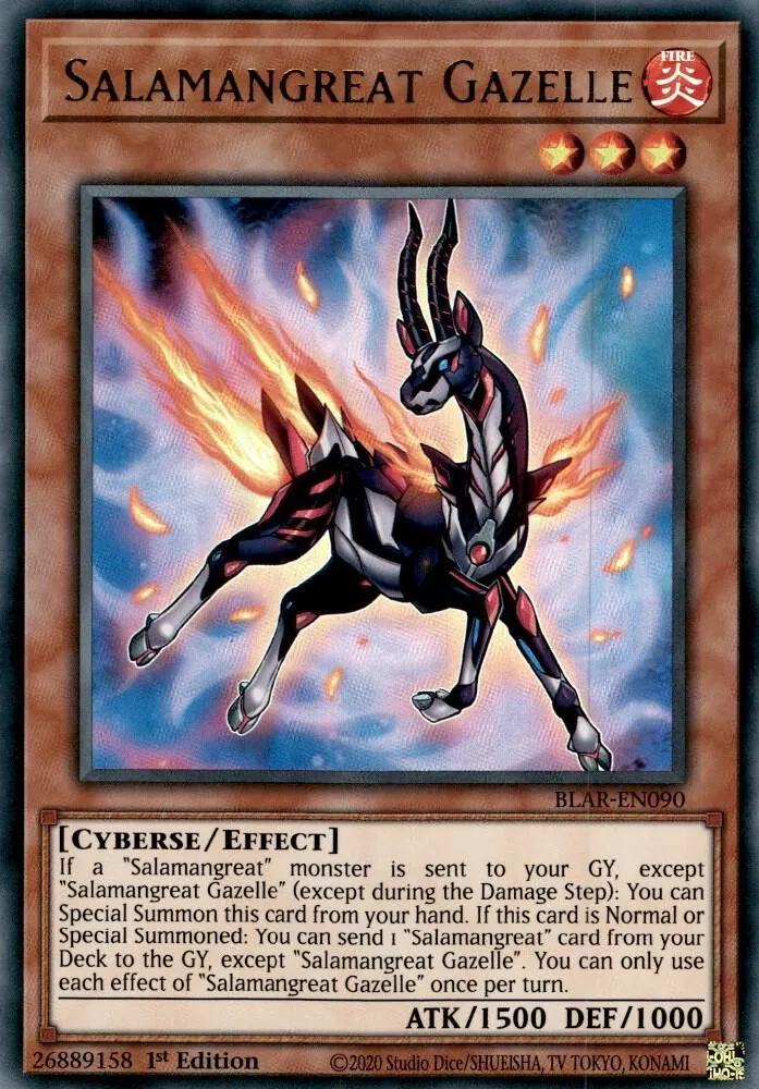 Salamangreat Gazelle from Battles of Legend: Armageddon - Yu-Gi-Oh!