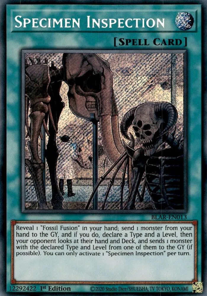 Specimen Inspection — Battles of Legend: Armageddon — Yu-Gi-Oh!