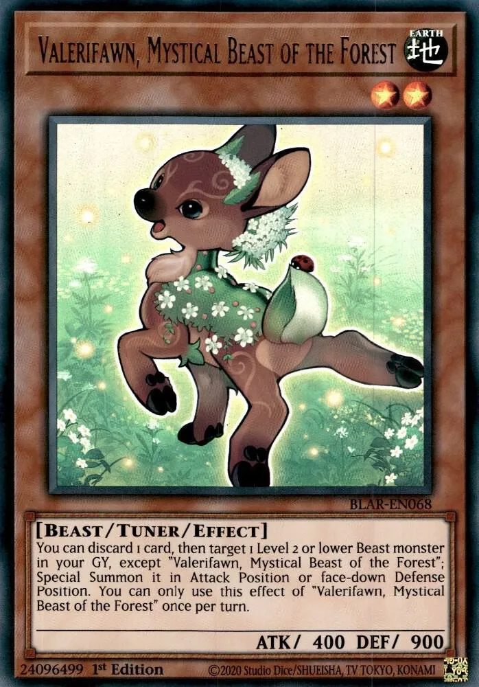 Valerifawn, Bête Mystique de la Forêt — Battles of Legend: Armageddon — Yu-Gi-Oh!