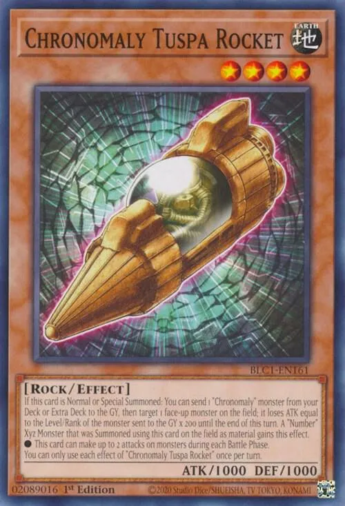 Chronomaly Tuspa Rocket — Battles of Legend: Chapter 1 — Yu-Gi-Oh!