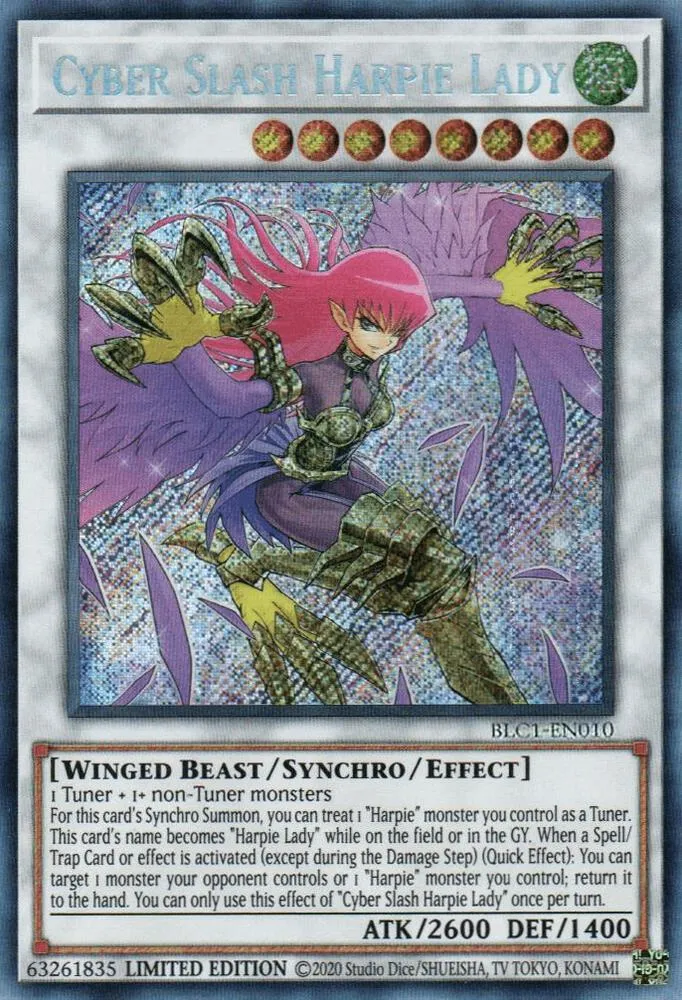 Cyber-Griffes Dame Harpie — Battles of Legend: Chapter 1 — Yu-Gi-Oh!