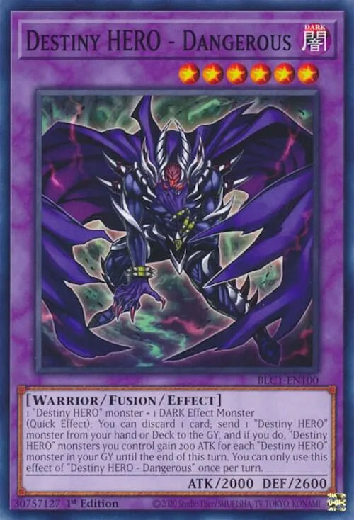 Destiny HERO - Dangerous from Battles of Legend: Chapter 1 - Yu-Gi-Oh!