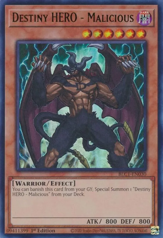 Destiny HERO - Malicious — Battles of Legend: Chapter 1 — Yu-Gi-Oh!